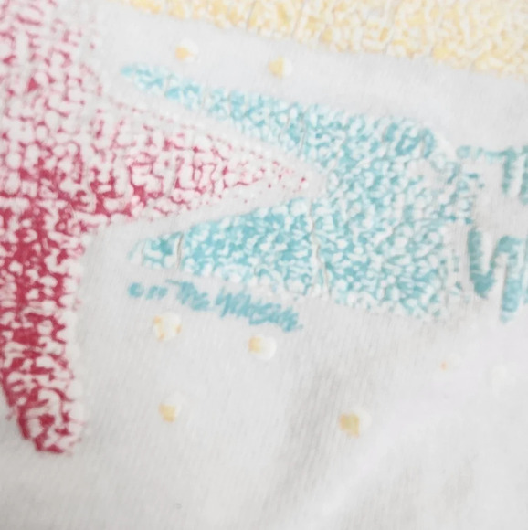 Vintage Beach Sandcastle Fruit Of The Loom Single Stitch Tee. Made in USA. - Picture 3 of 6